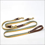 Whiskey Leatherworks Double Dog Leash