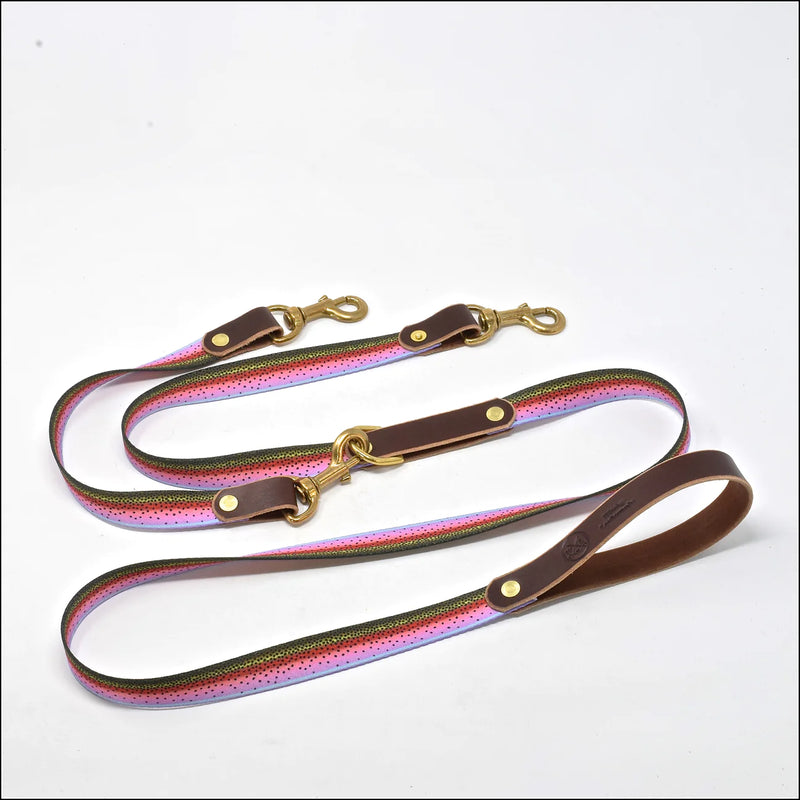 Load image into Gallery viewer, Whiskey Leatherworks Double Dog Leash
