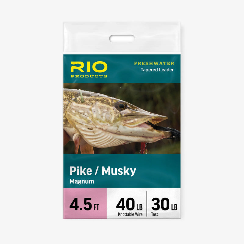 Load image into Gallery viewer, Rio Freshwater Pike/Musky Tapered Leader
