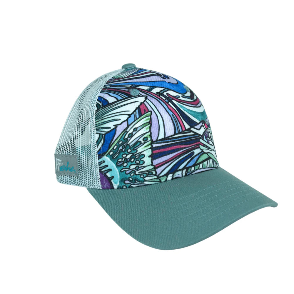 FisheWear Salty Striper Abstract Trucker Hat