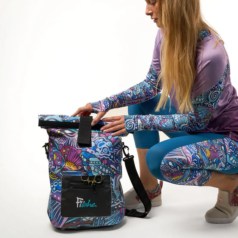 FisheWear Enchanted Grayling Roll Tote Dry Bag
