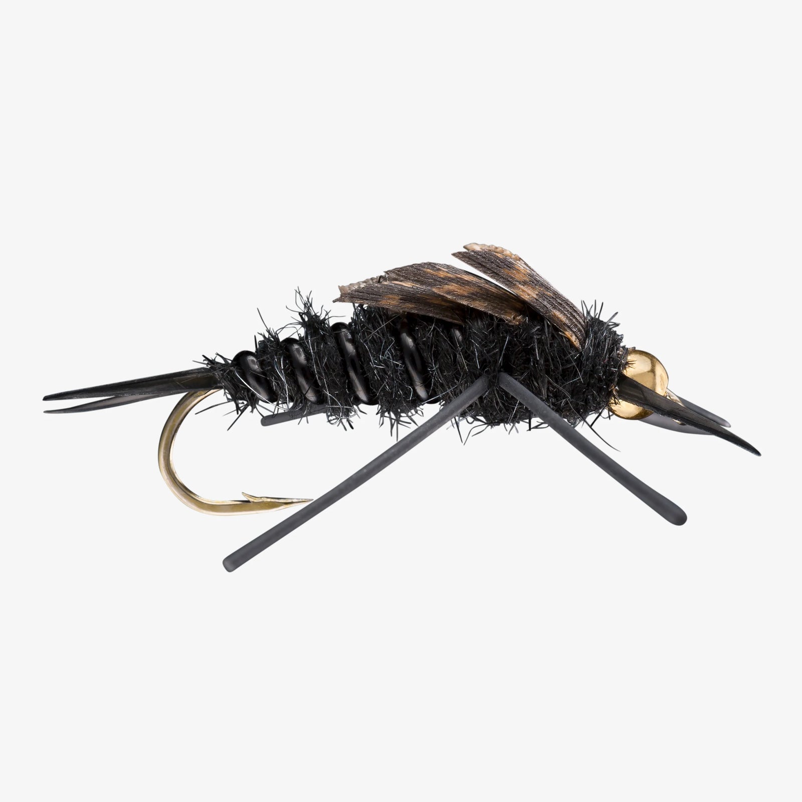 Rio's Rubber Legs Stonefly Bead- Black