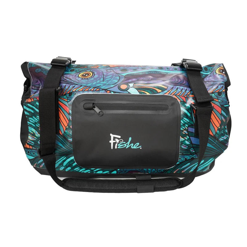 FisheWear Groovy Grayling Roll Top Duffel Dry Bag