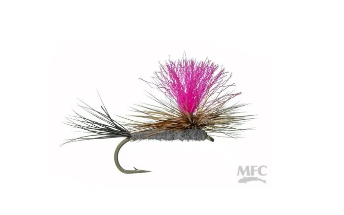 Hi- Vis Parachute Adams- Pink Chute