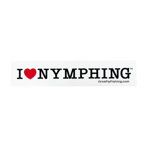 I Love Nymphing Sticker