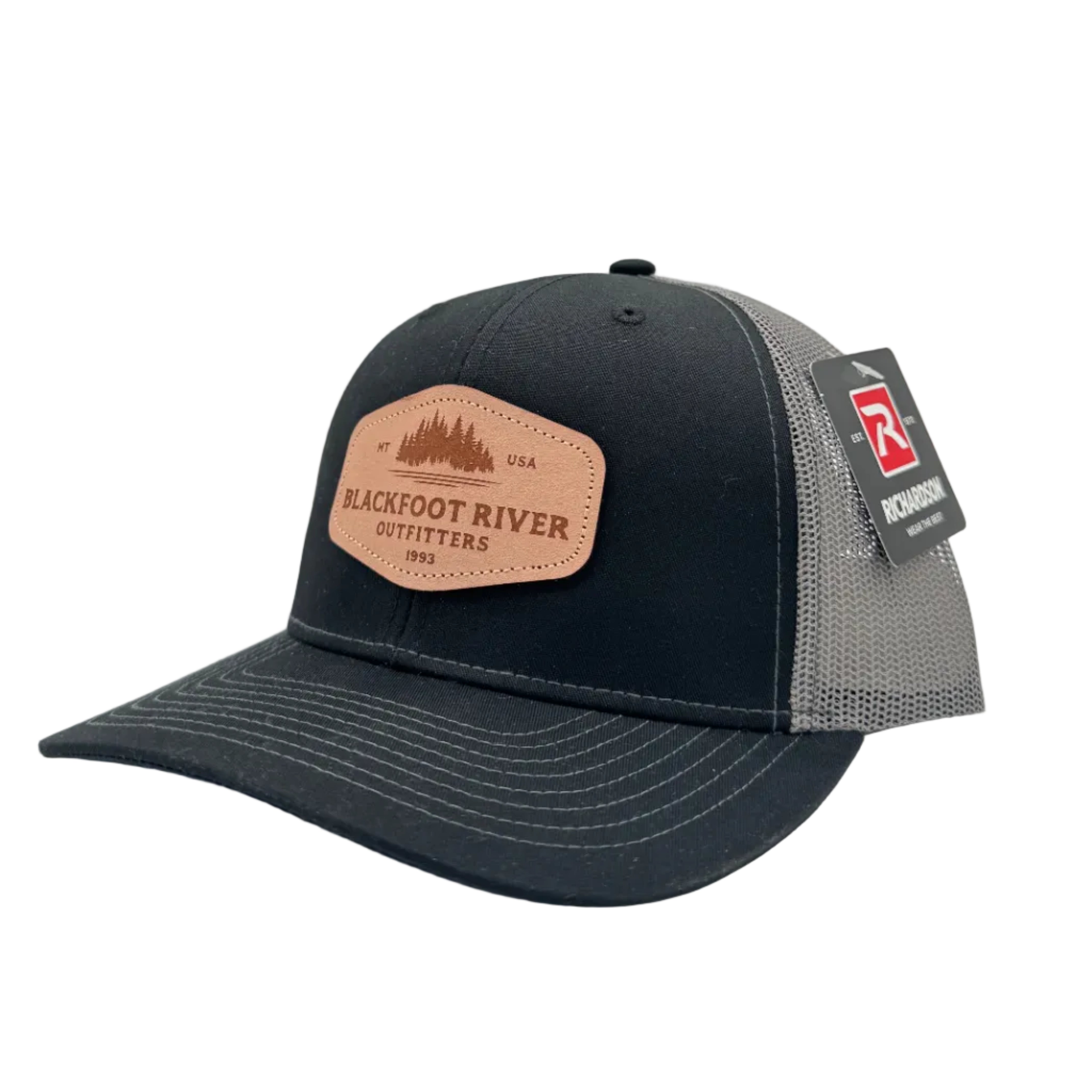 BRO Logo Leather Patch Hat-Richardson 112