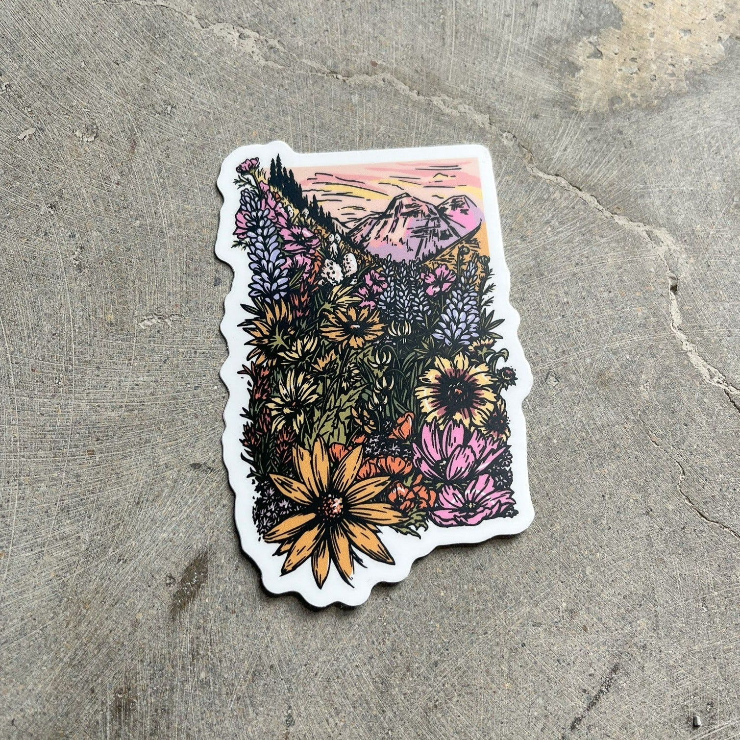 Flower Meadow Sticker