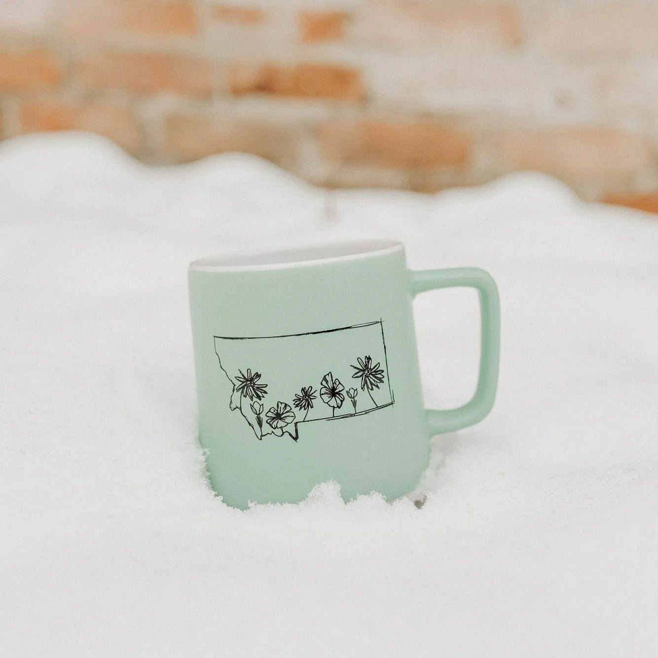 The Montana Scene- Wildflower Ceramic Mug