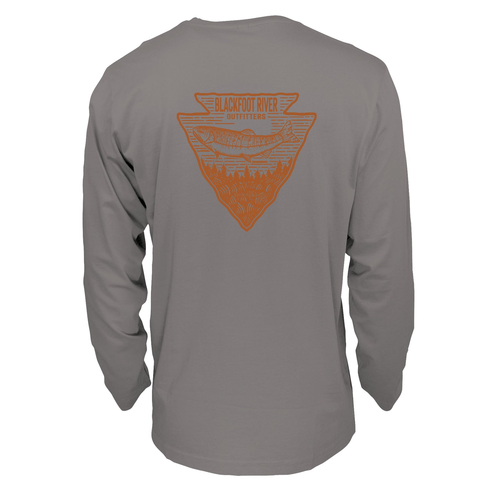 BRO Logo 23048 M's Pigment Dyed L/S T