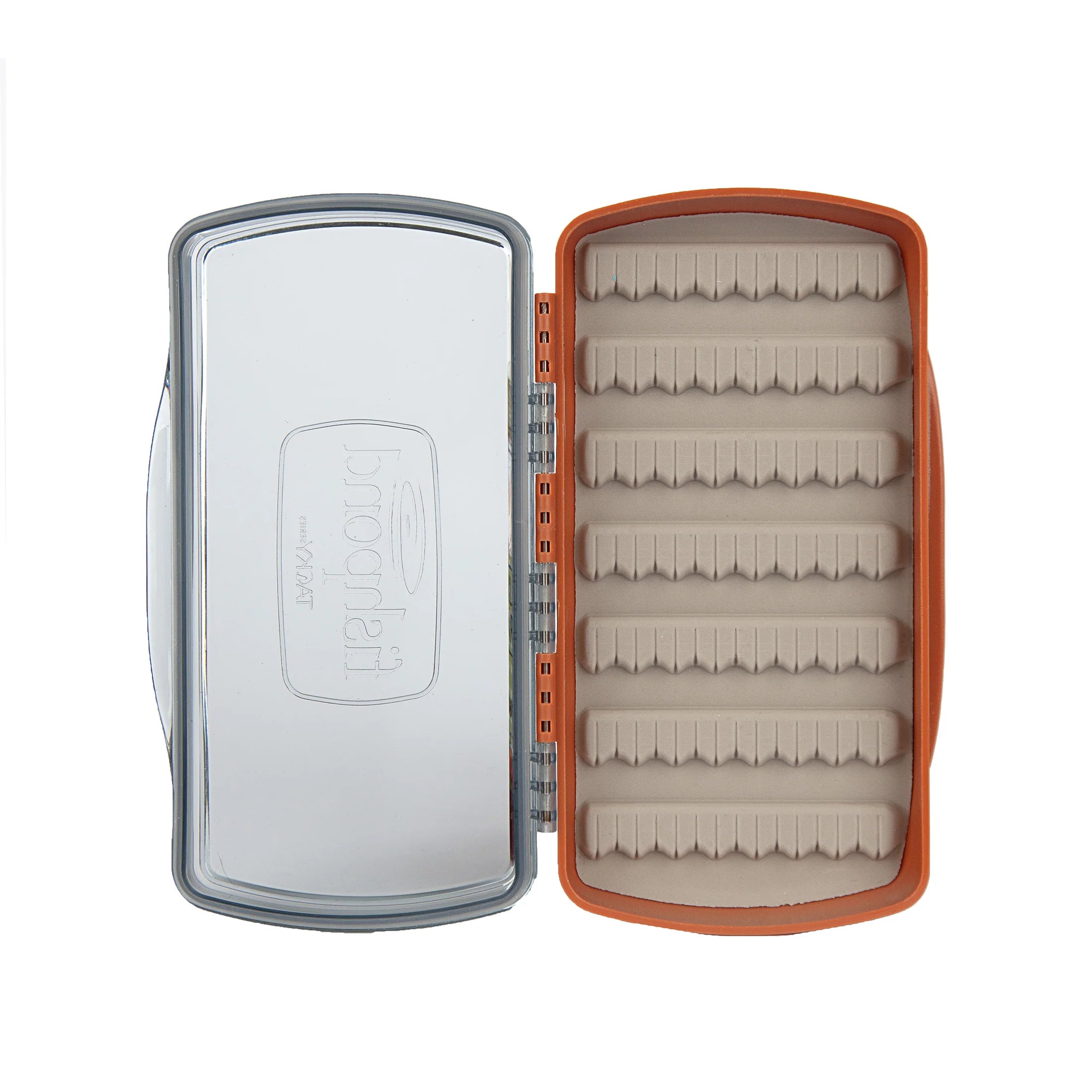 Fishpond Pescador Fly Box Medium- Clear- Burnt Orange