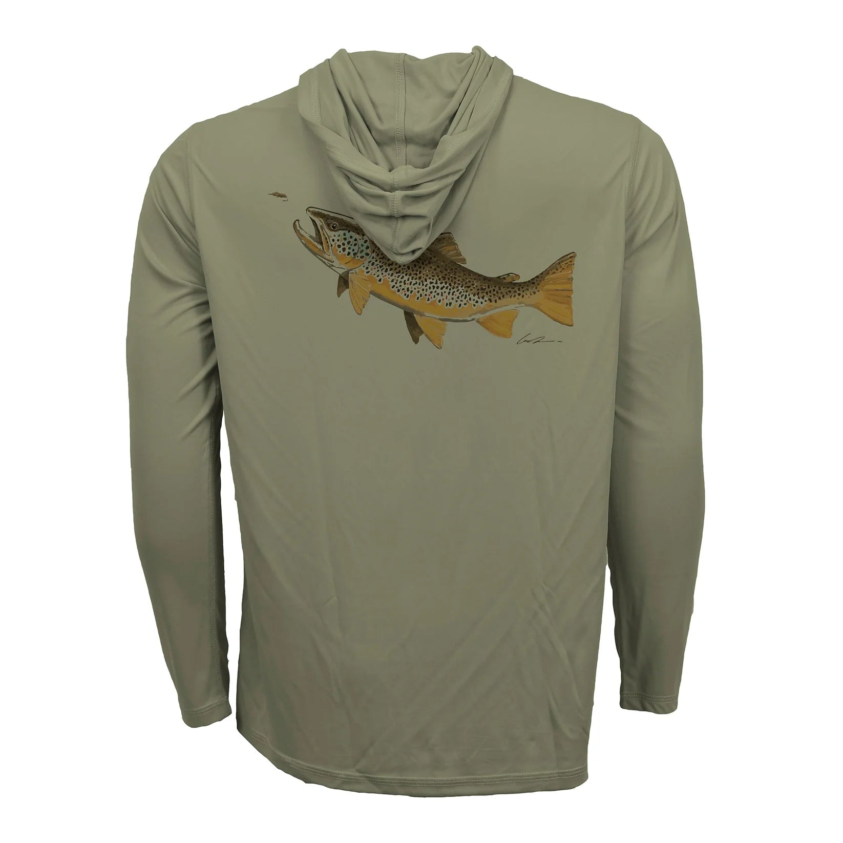 RepYourWater Hungry Brown ECO50 Hooded Sun Shirt