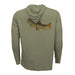 RepYourWater Hungry Brown ECO50 Hooded Sun Shirt SALE