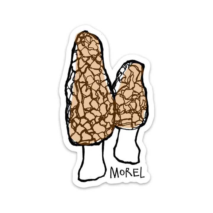 Morel Mushroom Sticker