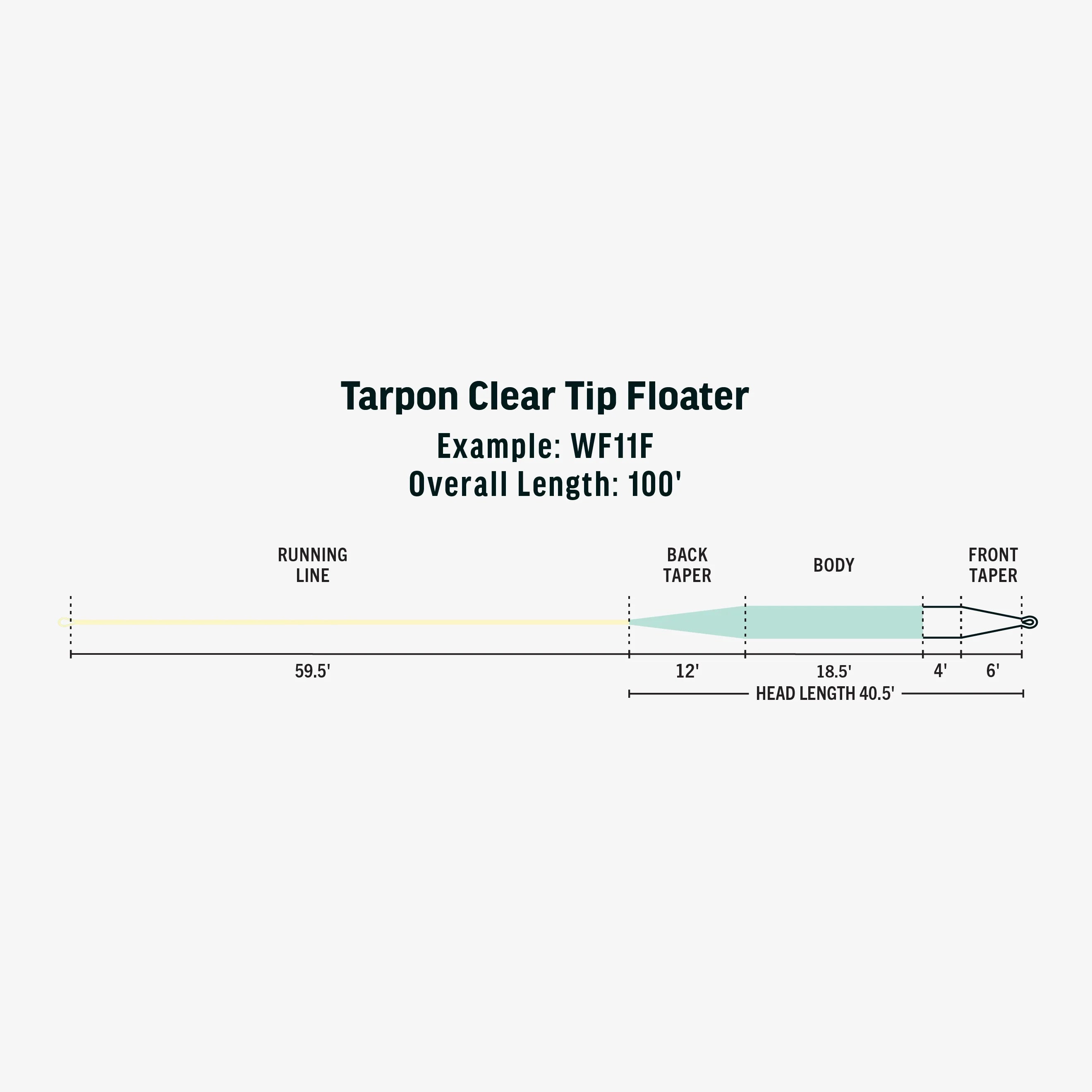 RIO Premier Tarpon Clear Tip Fly Line