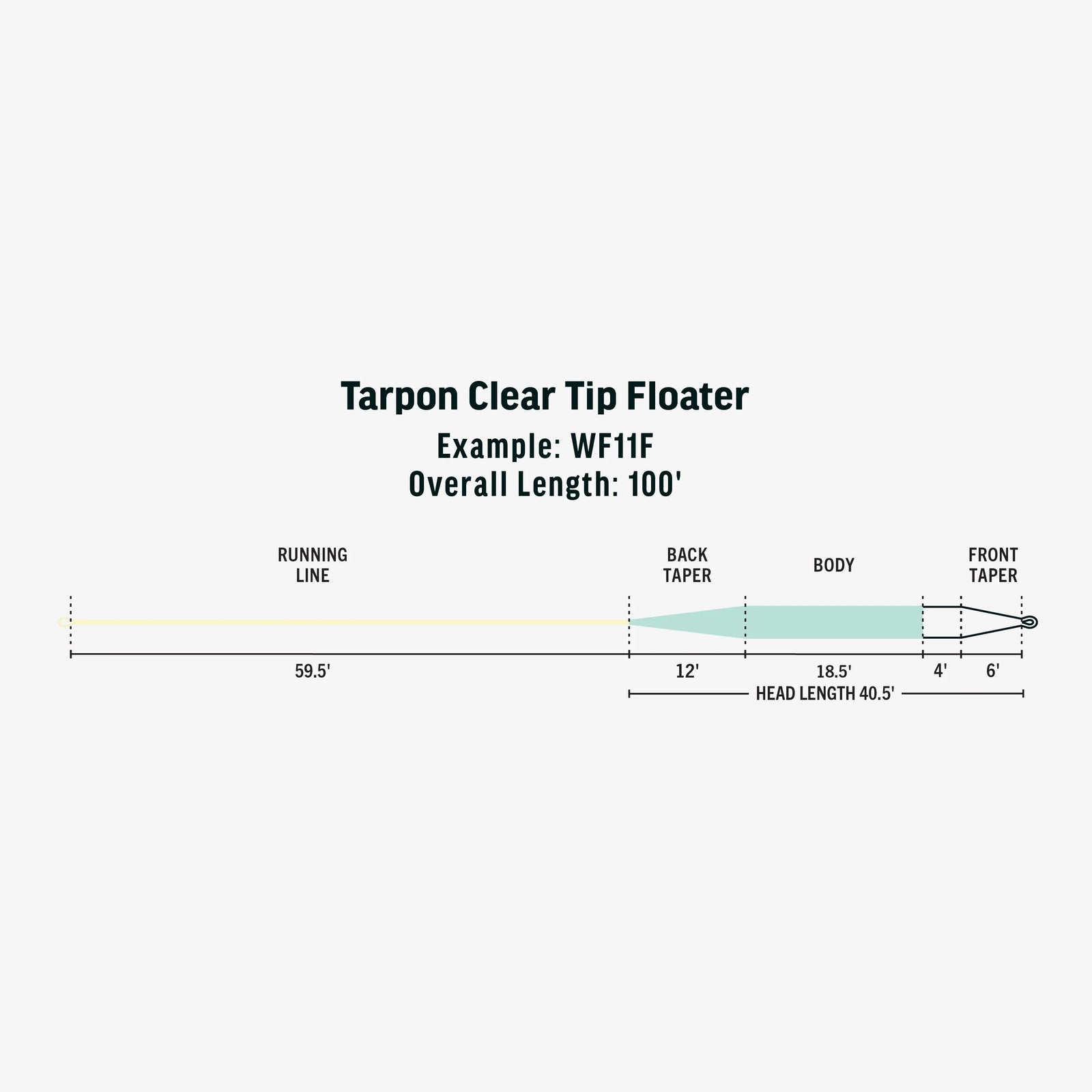 RIO Premier Tarpon Clear Tip Fly Line