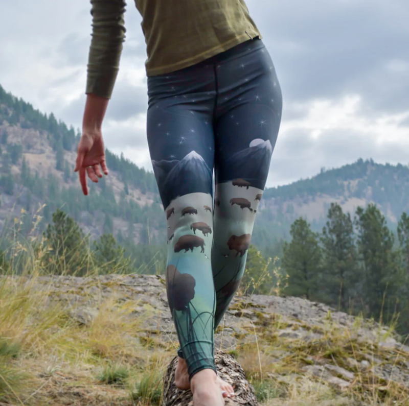 Load image into Gallery viewer, Feral Lyfe Leggings - Bison Lumination

