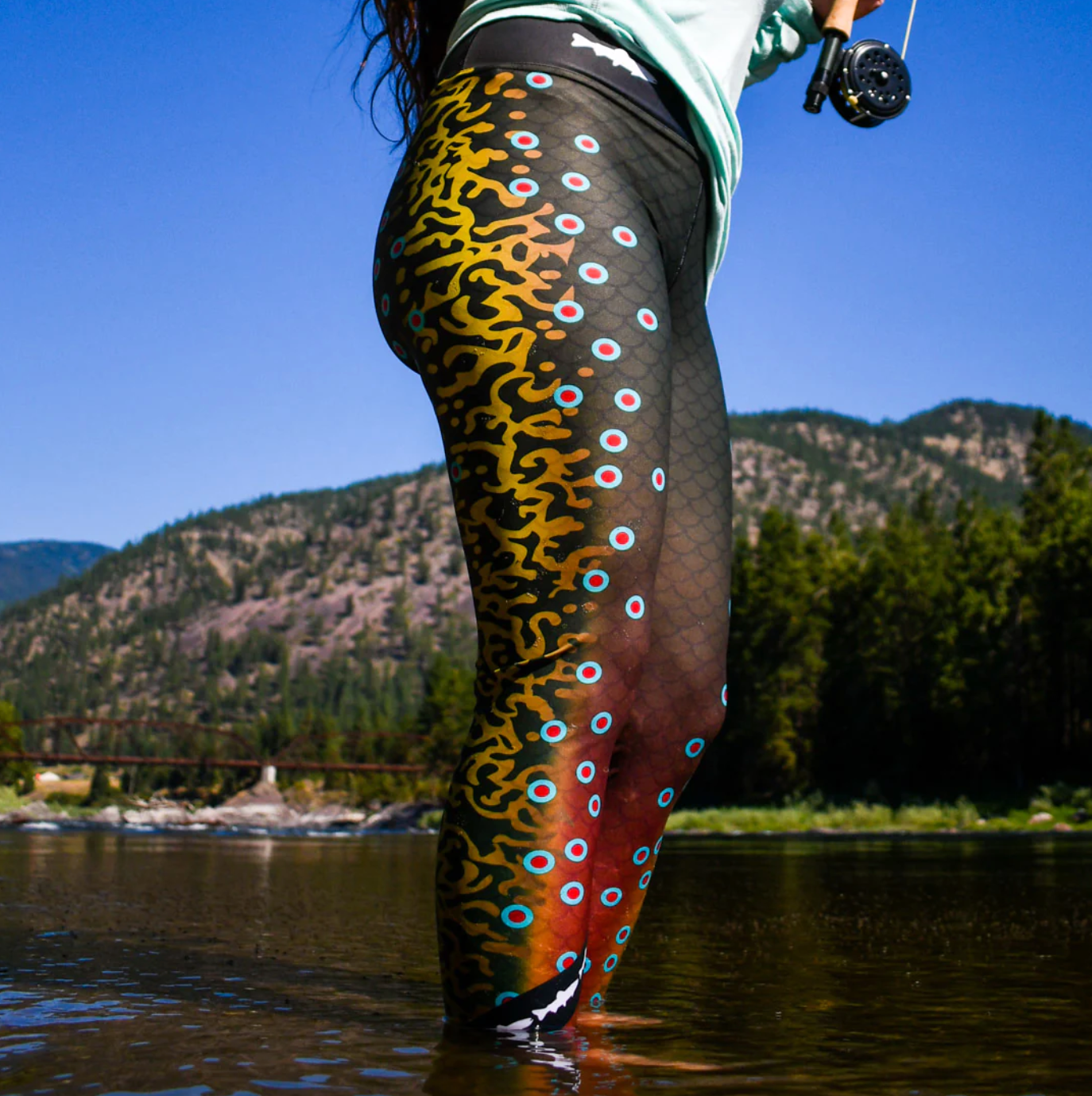 Feral Lyfe Leggings - Brook Trout