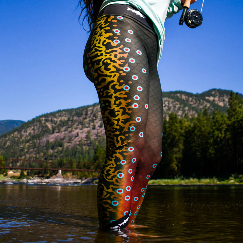Load image into Gallery viewer, Feral Lyfe Leggings - Brook Trout
