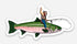 Save A Horse, Ride a Trout Cowboy Sticker