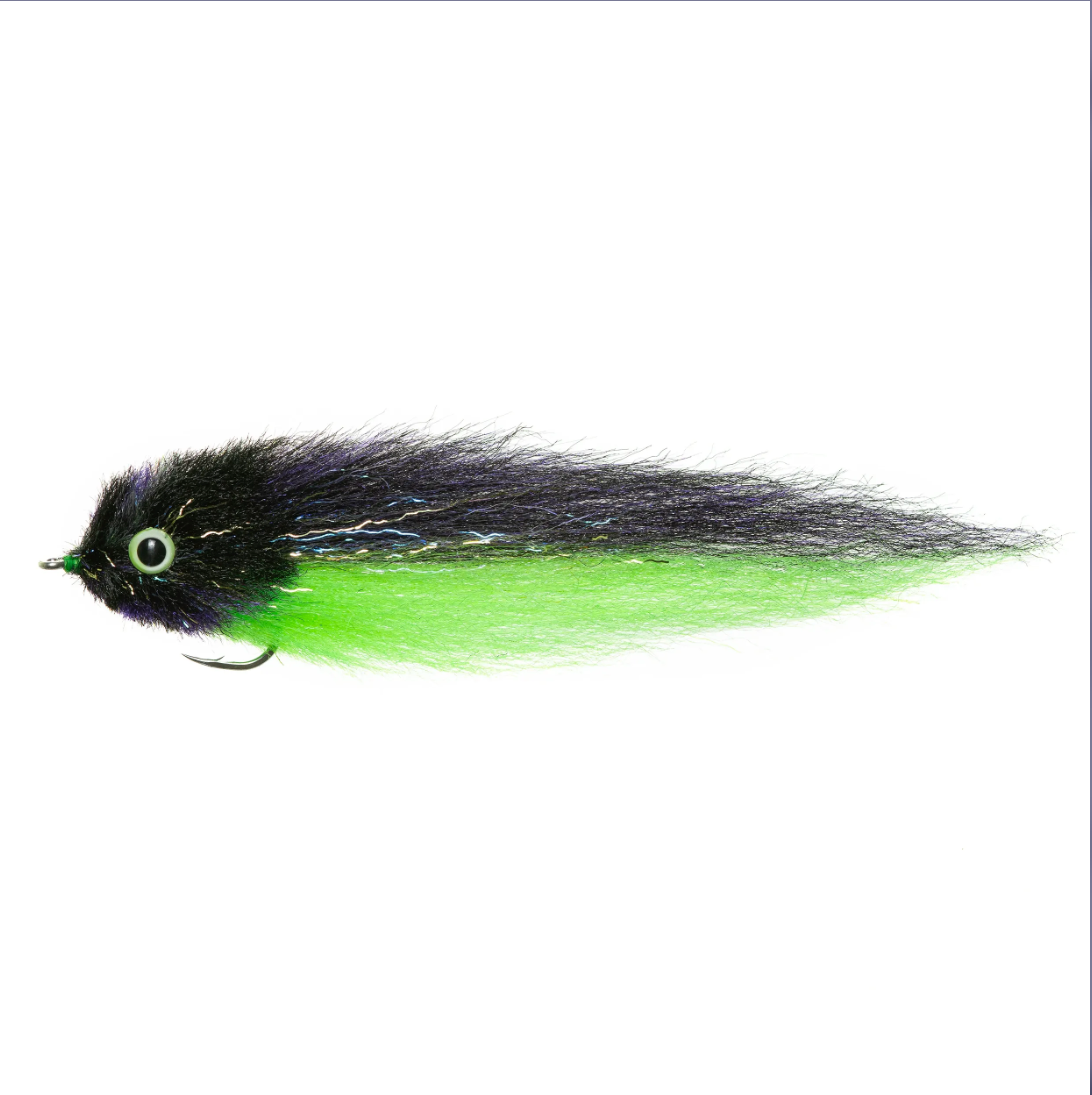 EP Flies Dorado- Black/Chartreuse