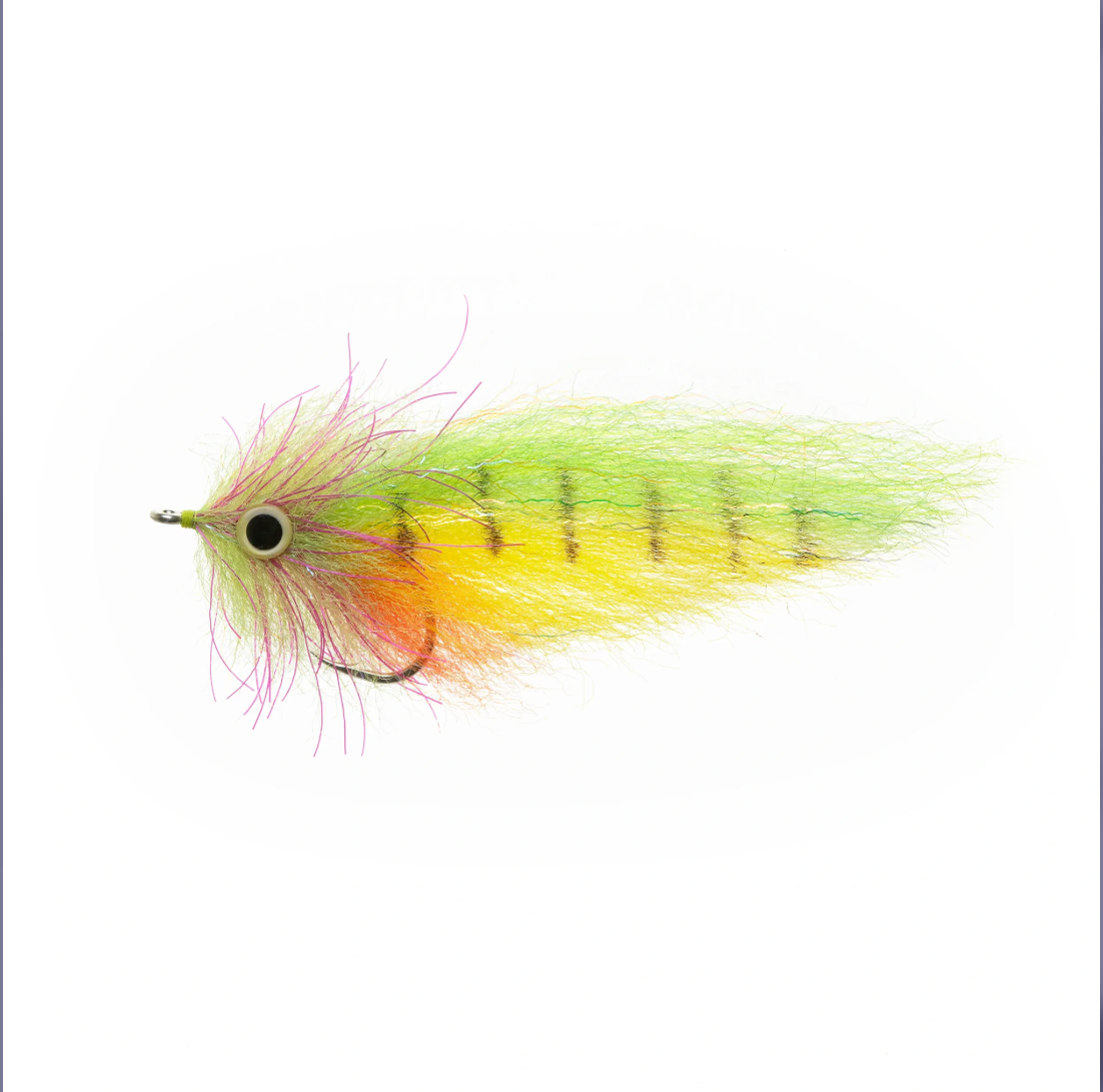 EP Flies Amazon Special- Chartreuse/Orange/Yellow