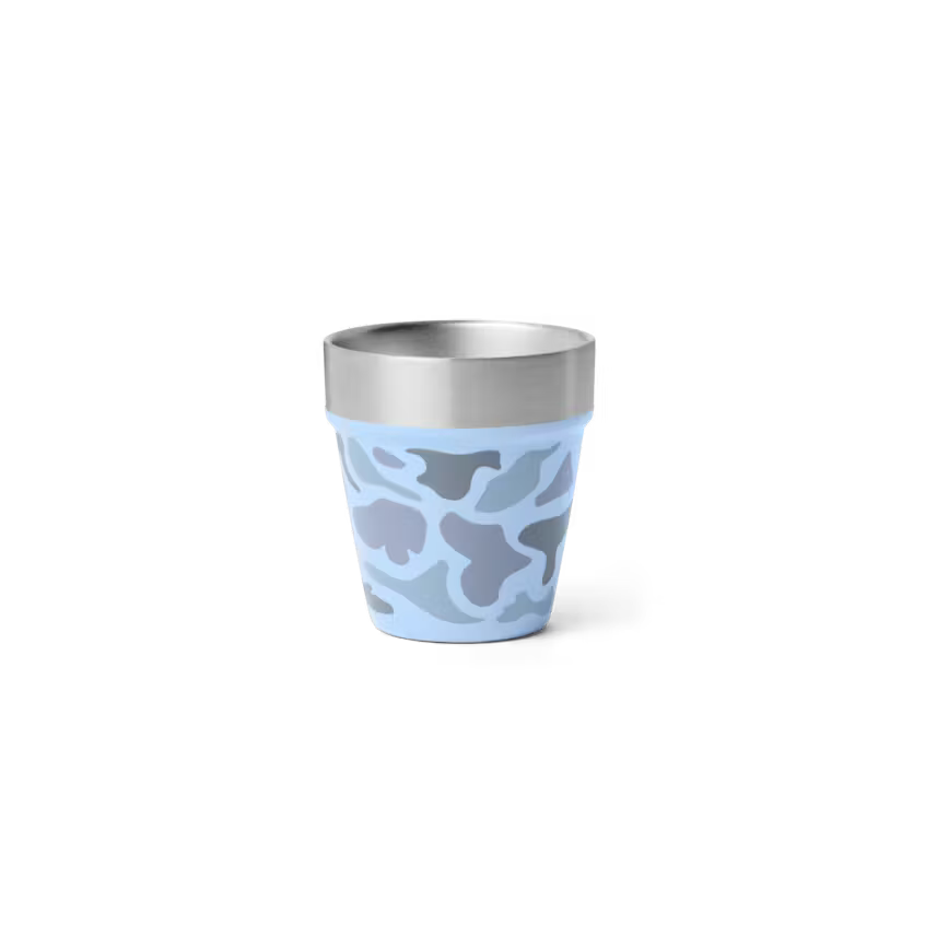 Yeti Shot Glasses & Case- Blue Camo