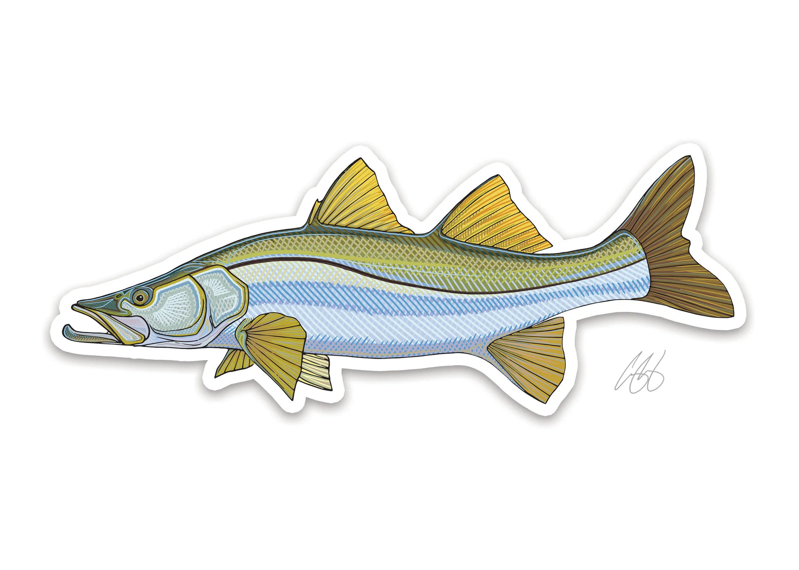 Casey Underwood Snook Decal