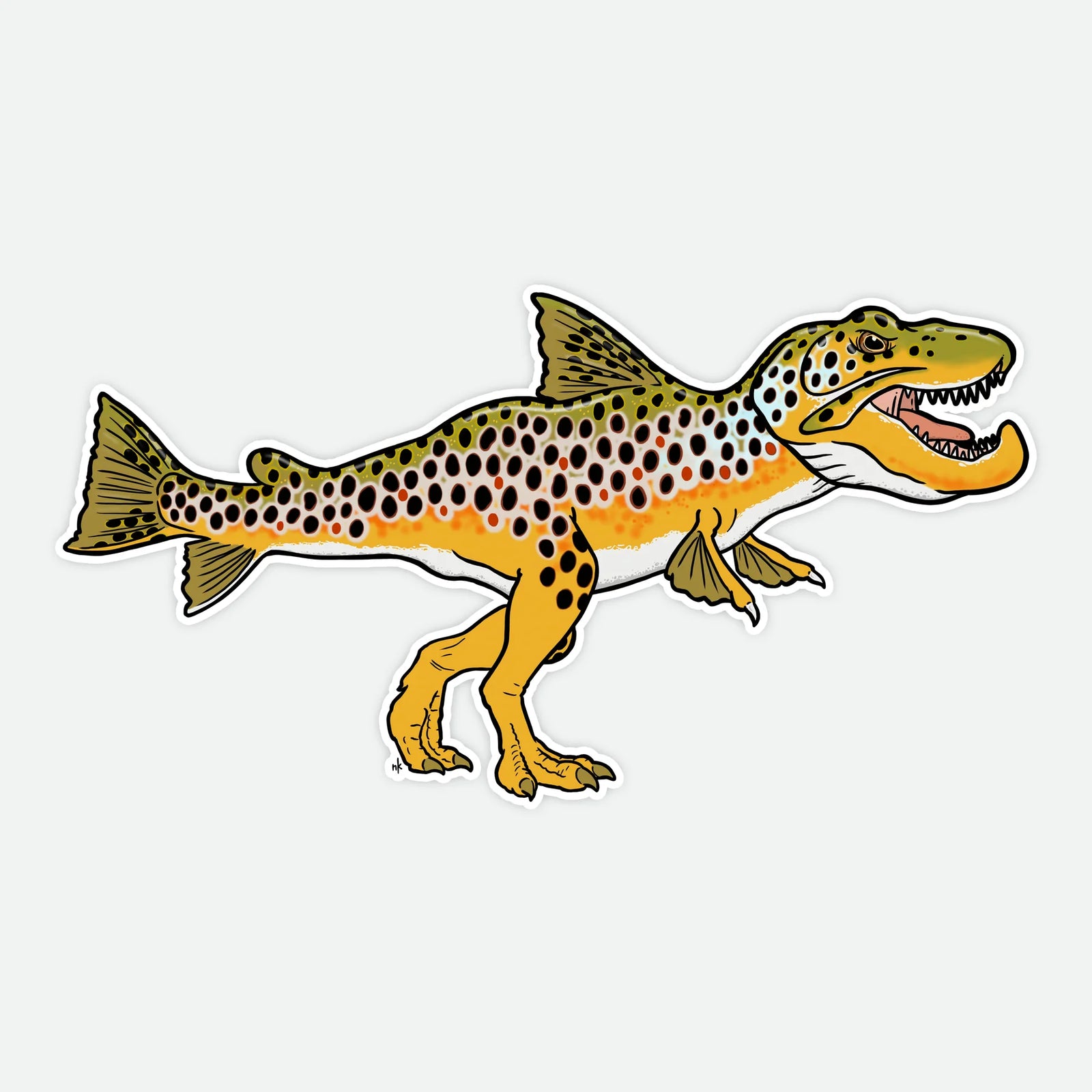 Remedy Troutasaurus Rex Decal