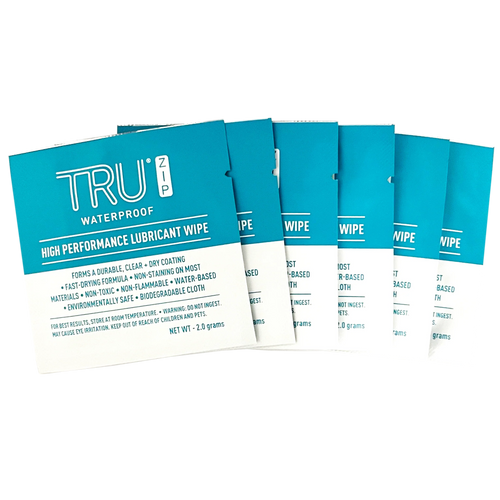 TRU® ZIP HIGH PERFORMANCE LUBRICANT WIPES (6-PACK)