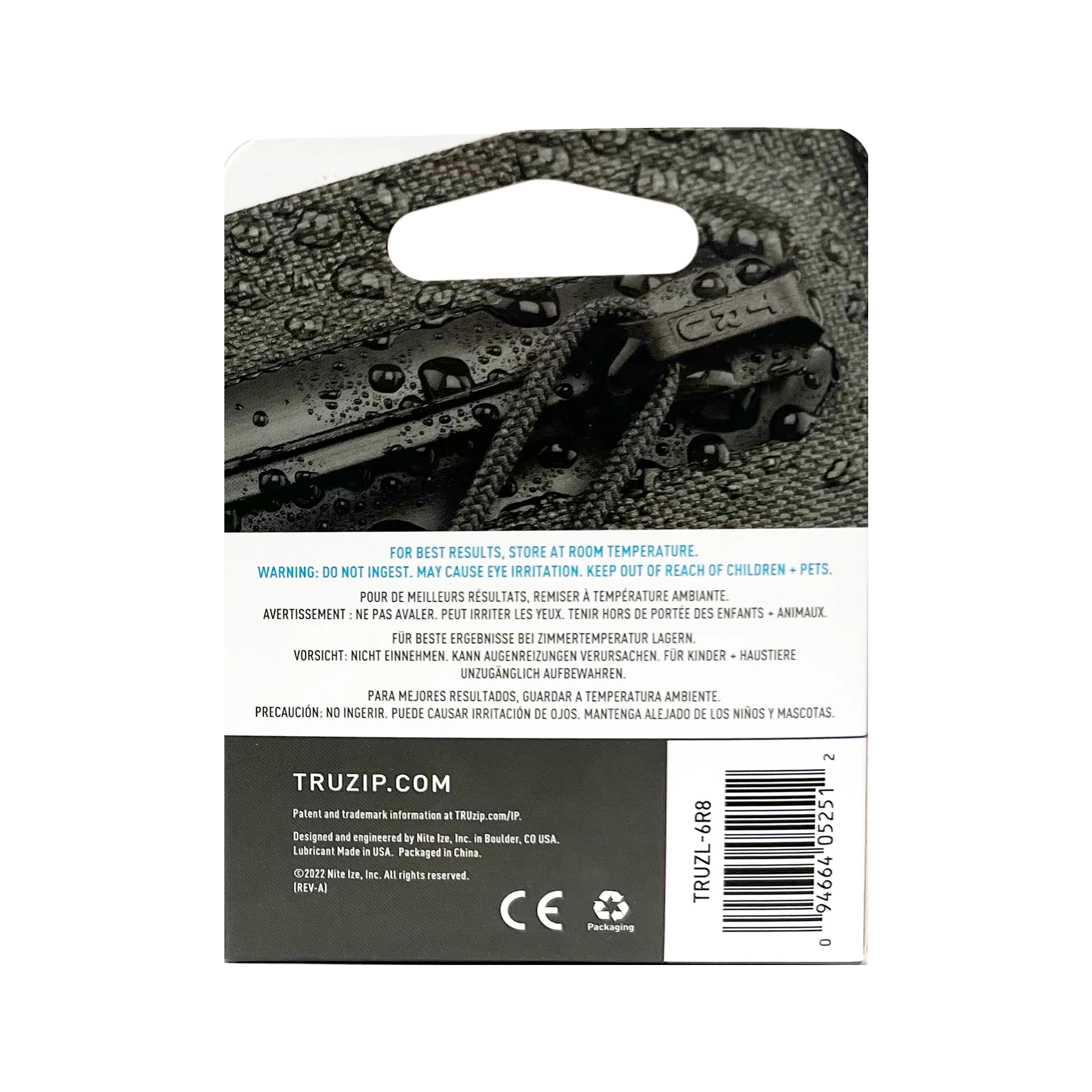 TRU® ZIP HIGH PERFORMANCE LUBRICANT WIPES (6-PACK)