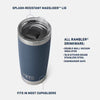 Yeti Rambler 20oz Tumbler- Blue Camo