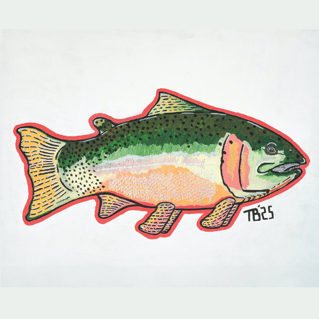 TB Fish Art Westslope Cutty Sticker