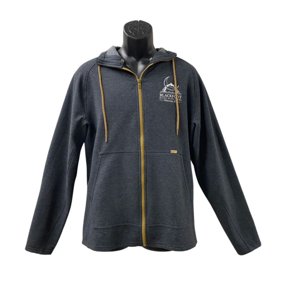 Simms M's BRO Logo Vermillion Full Zip Hoody - SALE