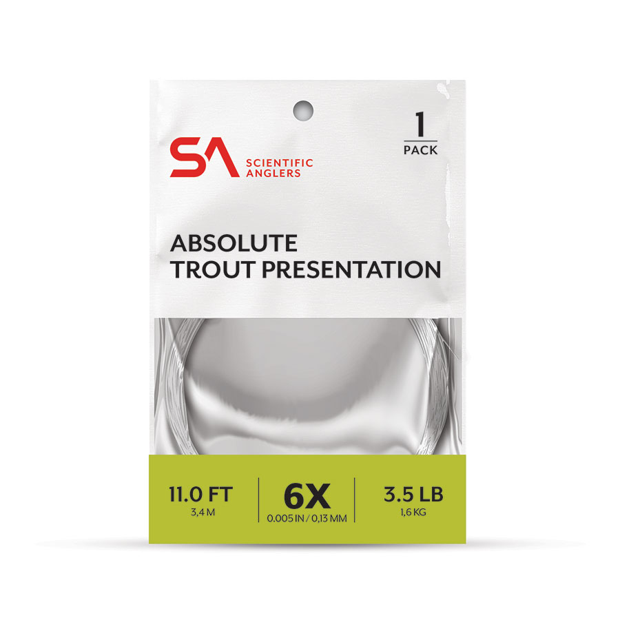 Scientific Anglers Absolute Trout Presentation Leader 1-Pack