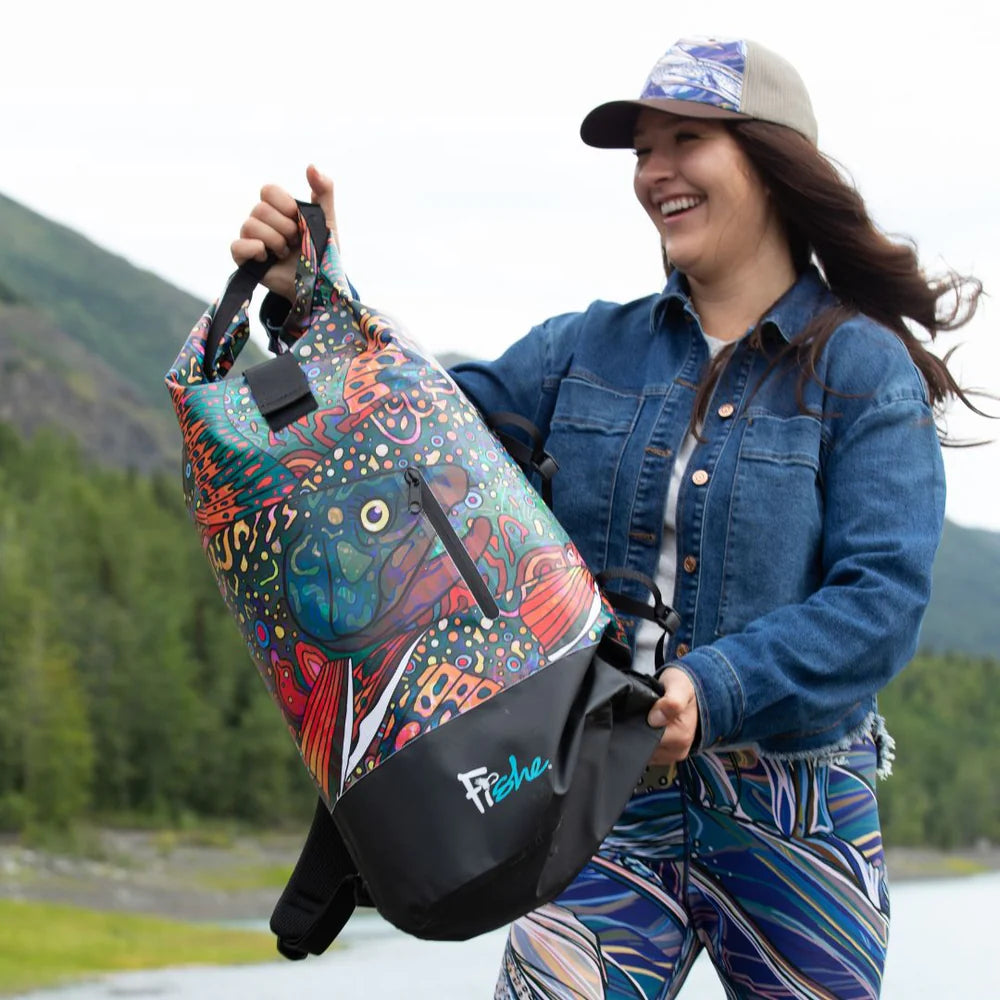 FisheWear Brookie Backpack Dry Bag