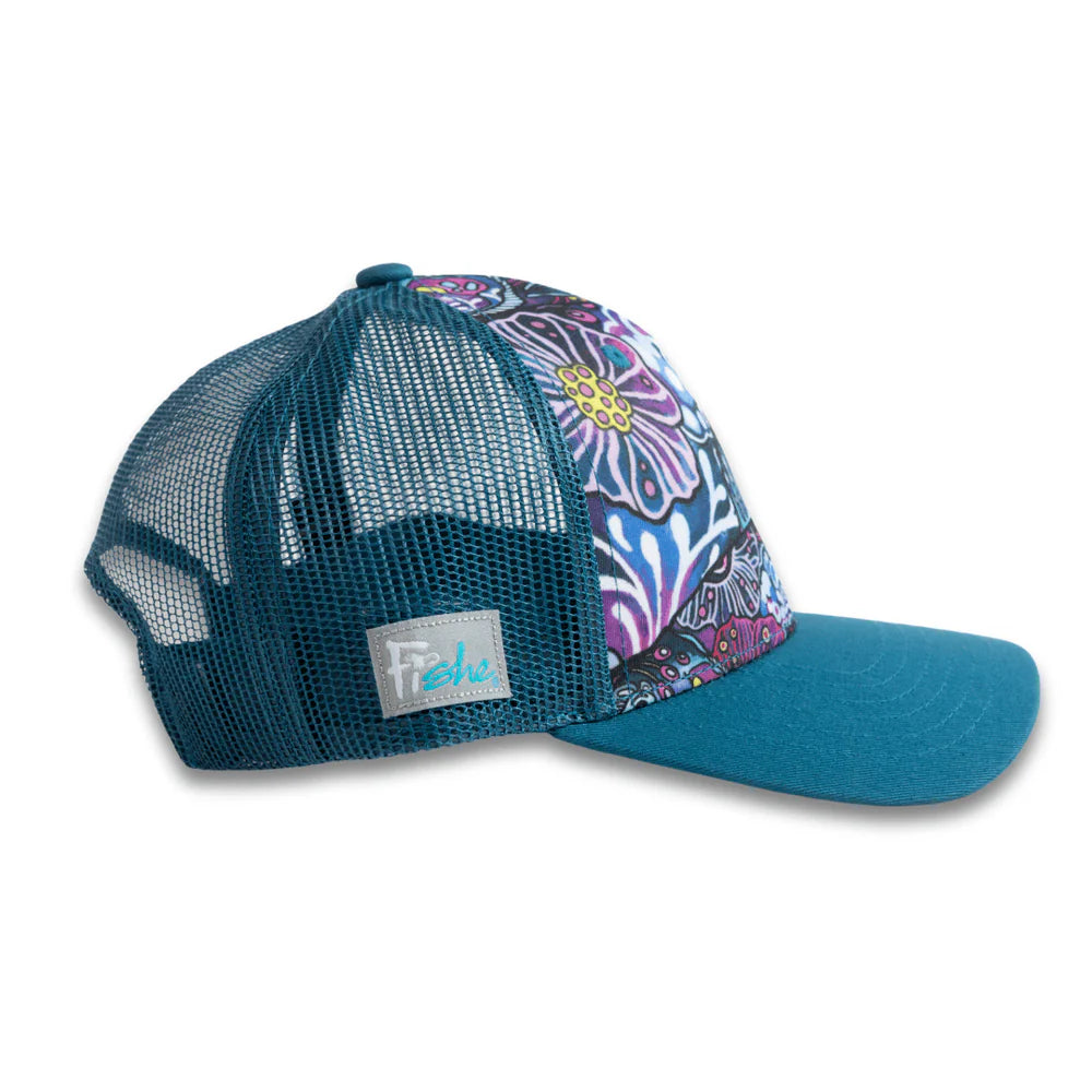 FisheWear Enchanted Grayling Abstract Trucker Hat