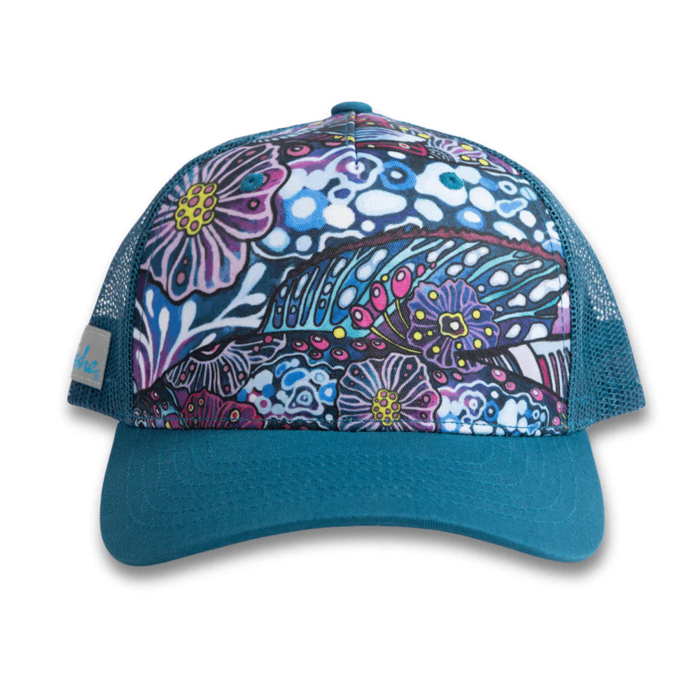 FisheWear Enchanted Grayling Abstract Trucker Hat