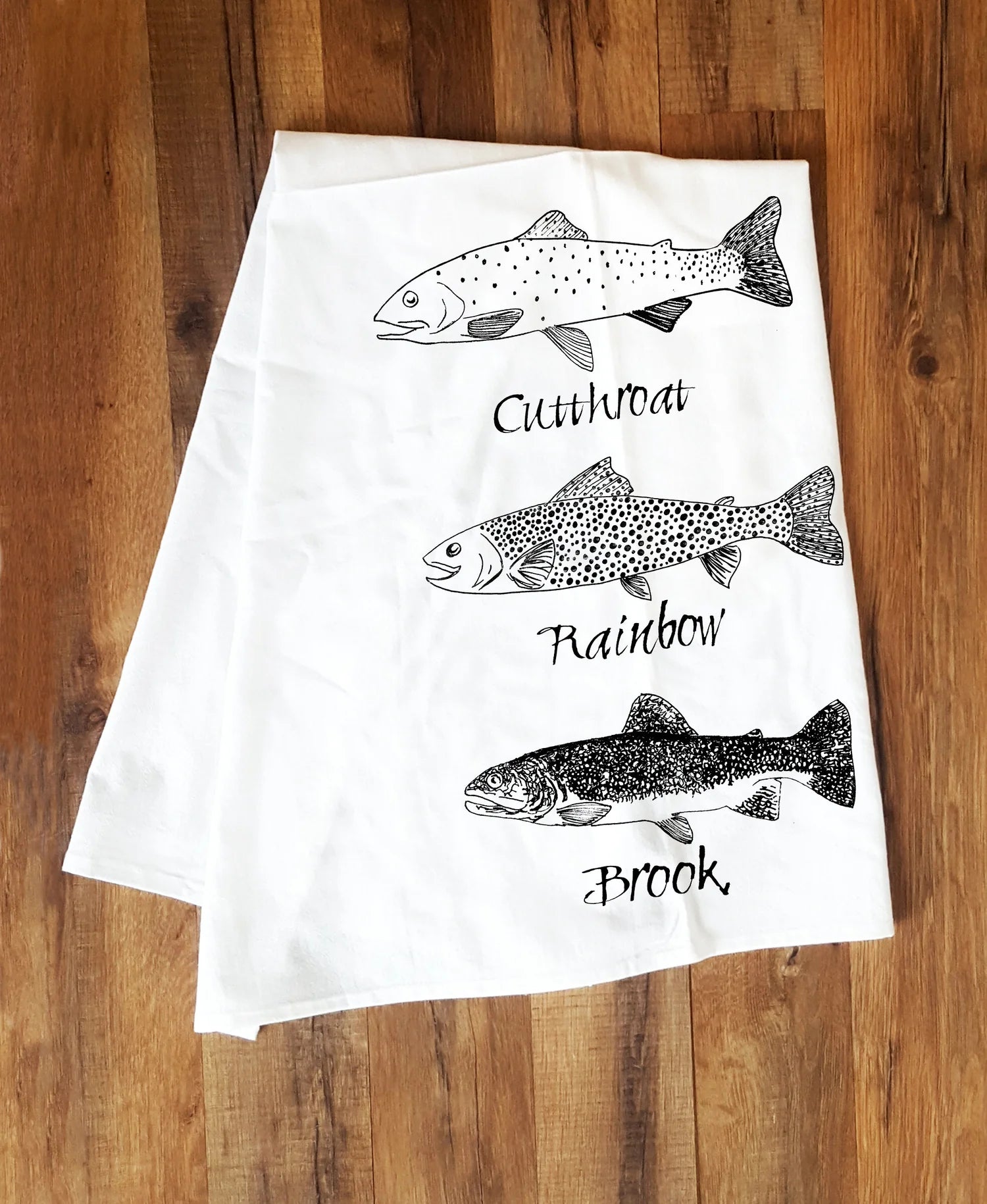 Trout Tea Towel