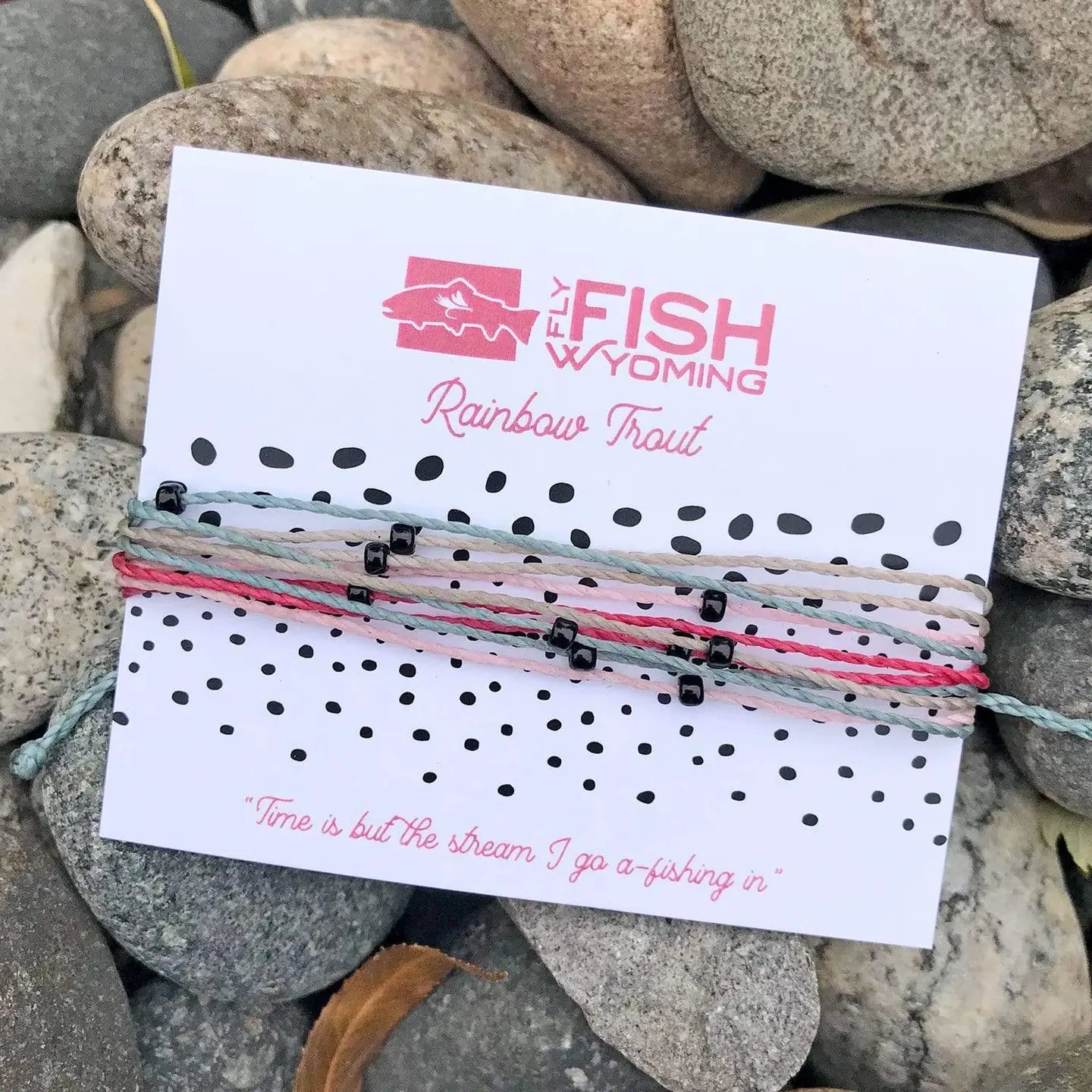 Rainbow Trout Pattern Bracelet
