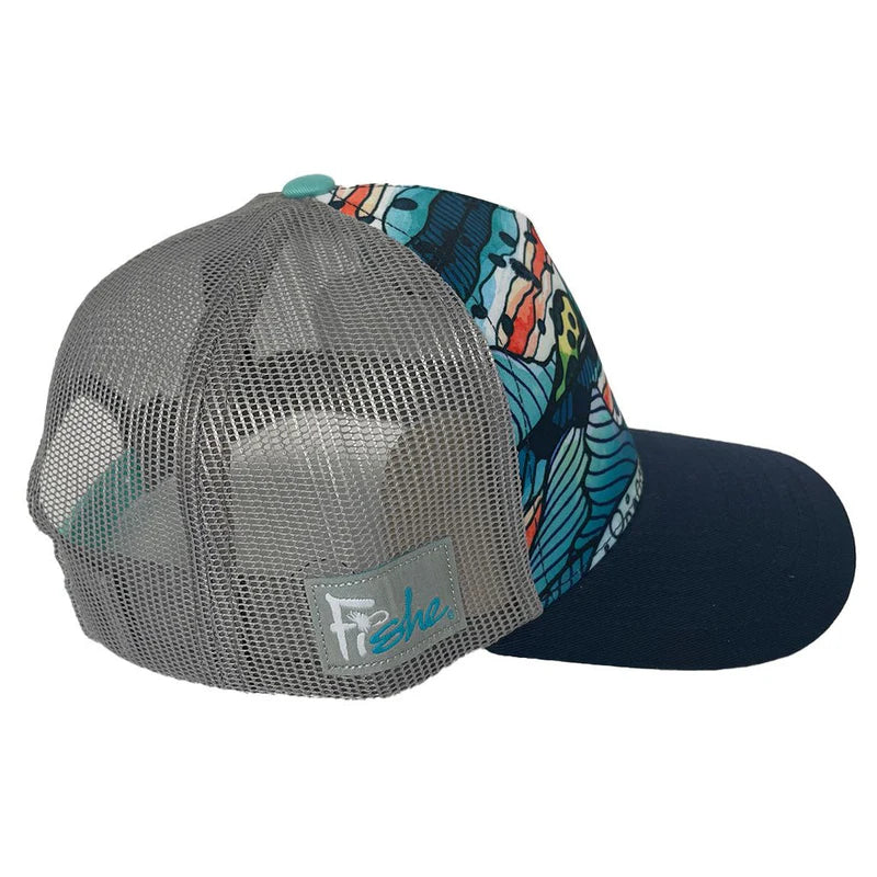FisheWear Mt. Cutty Abstract Trucker Hat