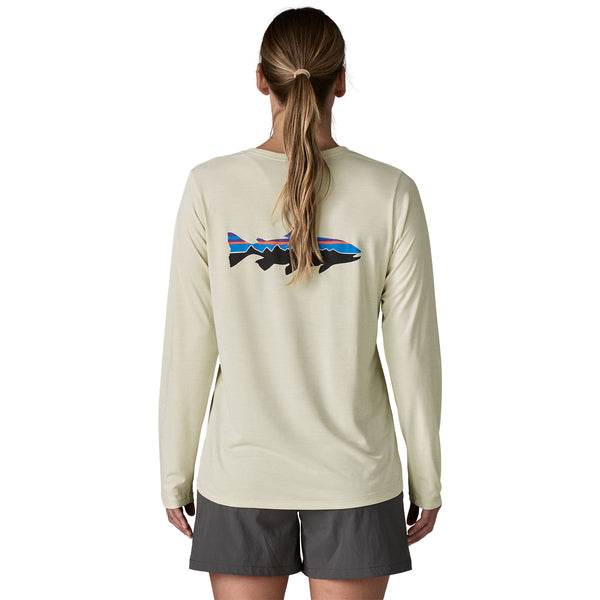 Patagonia W's L/S Cap Cool Daily Shirt- Fitz Roy Trout