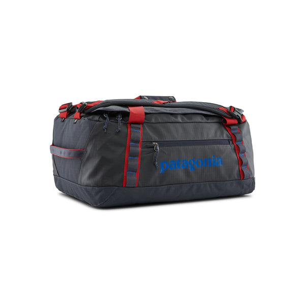 buy patagonia black hole duffel 60l Patagonia 40L Black Hole Duffel Smolder Blue/Amanita Red