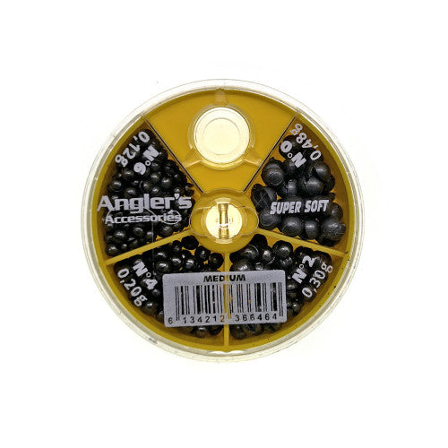 Angler's Accessories 4-Way Lead Split Shot