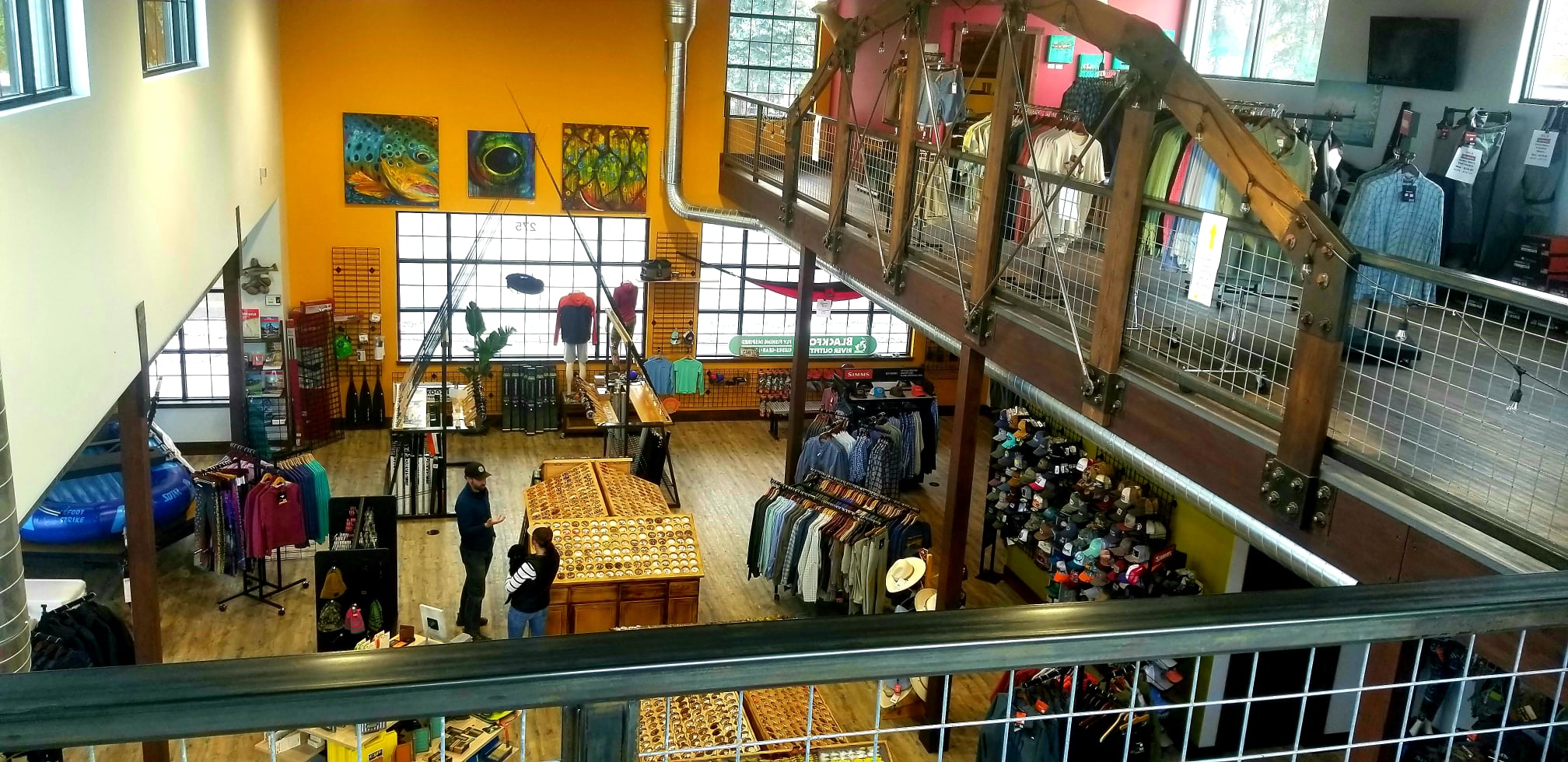 Blackfoot River Outfitters Shop Interior