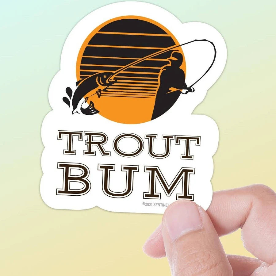 Trout Bum Sticker