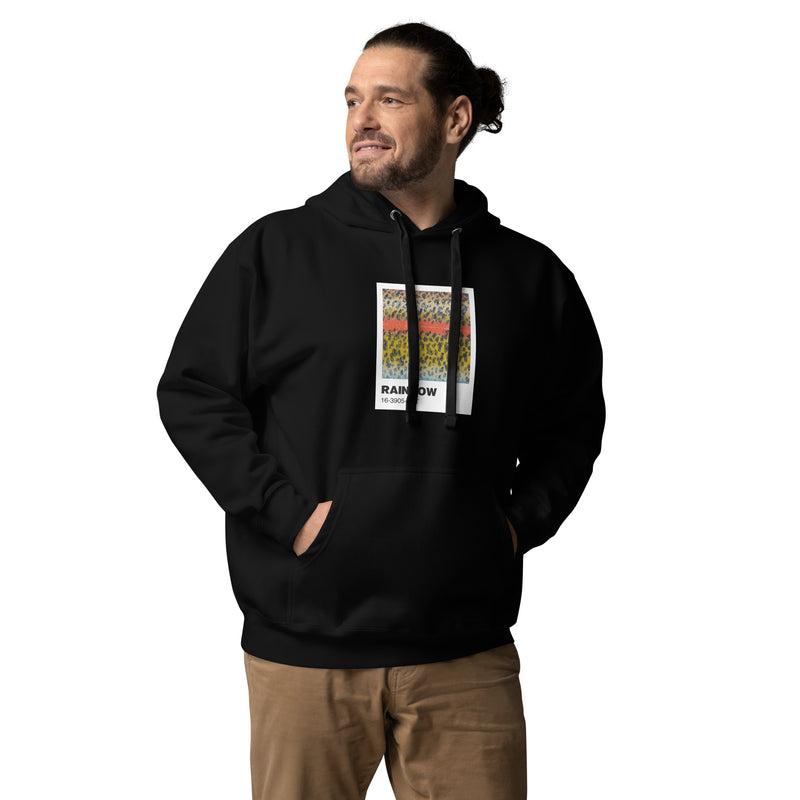 Load image into Gallery viewer, Rainbow Trout (Pantone Patterns Series) Unisex Hoodie
