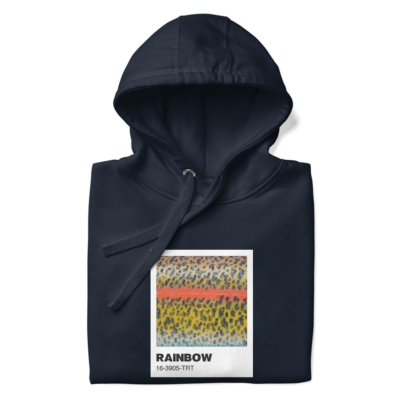 Load image into Gallery viewer, Rainbow Trout (Pantone Patterns Series) Unisex Hoodie
