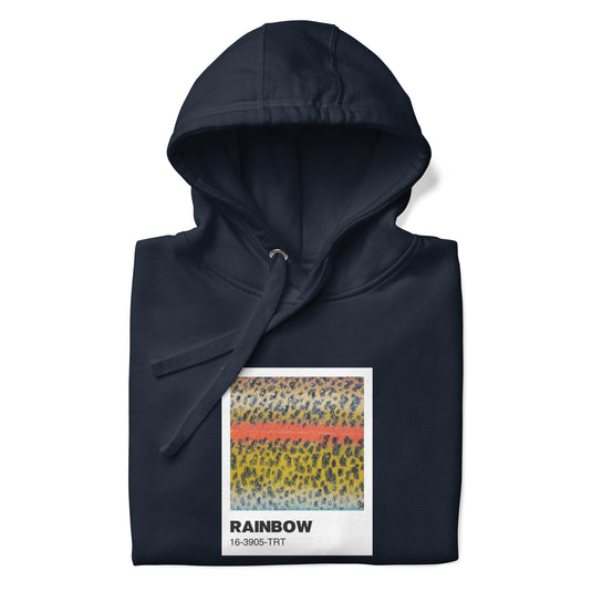 Rainbow Trout (Pantone Patterns Series) Unisex Hoodie