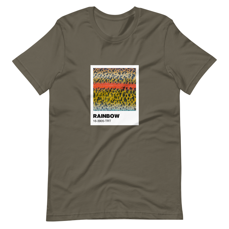 Load image into Gallery viewer, Rainbow Trout (Pantone Patterns Series) Unisex t-shirt
