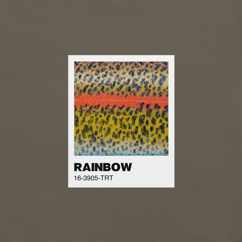 Load image into Gallery viewer, Rainbow Trout (Pantone Patterns Series) Unisex t-shirt
